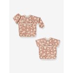 Bavoir � manches �volutif 2 en 1 playful blush