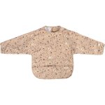 Bavoir � manches little wonders beige, marron