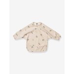Bavoir � manches merle - �cru