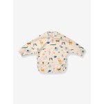 Bavoir � manches merle - jaune