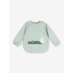 Bavoir � manches avec poche vert