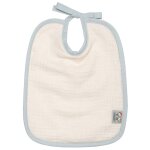 Bavoir À nouer en gaze de coton jeanne made in france beige Bavoir À nouer en gaze de coton jeanne made in france beige
