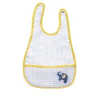 Bavoir avec rcuprateur - babyfan jaune