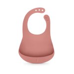 Bavoir silicone rose sx