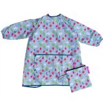 Bavoir tablier manches longues nomade �volutif gris