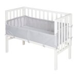 Berceau cododo 2en1 avec matelas et accessoires roba style blanc / gris