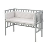 Berceau cododo 2en1 avec matelas et accessoires roba style gris taupe / gris Berceau cododo 2en1 avec matelas et accessoires roba style gris taupe / gris
