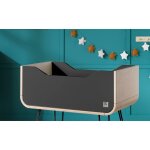 Berceau pieds mtal - bambin marron / gris