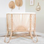 Berceau rotin - flores naturel