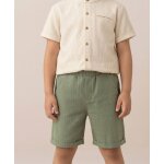 Bermuda 100% coton gar�on kaki