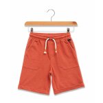 Bermuda 100% coton gar�on terracotta