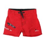 Bermuda de bain garon ecawai rouge