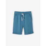 Bermuda basics garon en molleton bleu canard