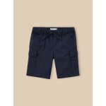 Bermuda battle gar�on bleu fonce uni