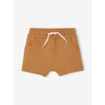 Bermuda bébé garçon en molleton caramel Bermuda bébé garçon en molleton caramel