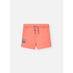 Bermuda en coton avec cordon de serrage orange