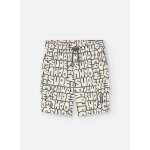 Bermuda en coton avec imprim all over beige