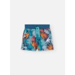 Bermuda en coton avec imprim tropical multicolore