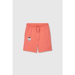 Bermuda en coton orange