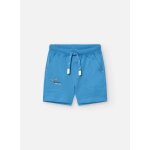 Bermuda en coton avec dtail sur la poche bleu