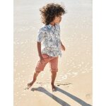 Bermuda couleur garon facile  enfiler orange
