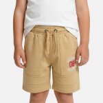 Bermuda enfant gar�on avec logo et cordon beige