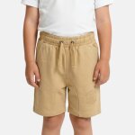 Bermuda enfant avec logo et cordon beige