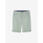 Bermuda gar�on c�r�monie en coton / lin vert sauge