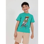 Bermuda gar�on en coton marron