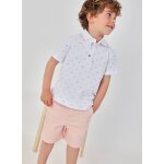 Bermuda gar�on en coton orange