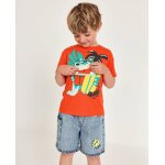 Bermuda gar�on en denim bleu