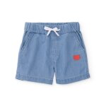 Bermuda gar�on en denim l�ger bleu