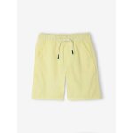 Bermuda gar�on �lastique jaune pastel