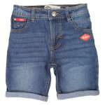 Bermuda garcon gar�on imprim� bleu