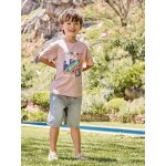 Bermuda gar�on jean facile � enfiler denim gris