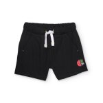 Bermuda gar�on en maille avec cordon contrast� noir