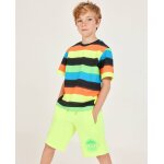 Bermuda gar�on en maille avec cordon de serrage ajustable vert