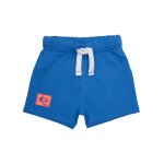 Bermuda pour gar�on en maille avec taille �lastique bleu