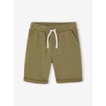 Bermuda gar�on en molleton kaki