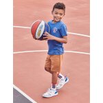 Bermuda garon en molleton noix de pcan