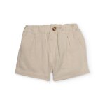 Bermuda gar�on en tissu uni et l�ger beige