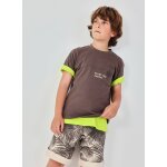 Bermuda imprim� tropical multicolore