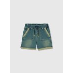Bermuda en jean gar�on bleu