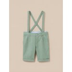 Bermuda lin / coton gar�on - collection f�tes et mariages celadon clair