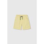 Bermuda en maille jaune