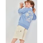 Bermuda en molleton gar�on marron