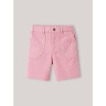 Bermuda rayure hickory rayure bico rouge