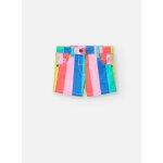 Bermuda  rayures multicolores multicolore