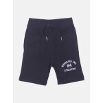 Bermuda taille lastique bleu fonc