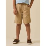 Bermuda taille �lastiqu�e gar�on beige